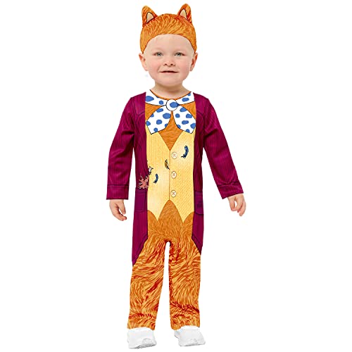 Disfraz de Fantastic Mr Fox Amscan para bebe y nino de 3 meses a 3 anos