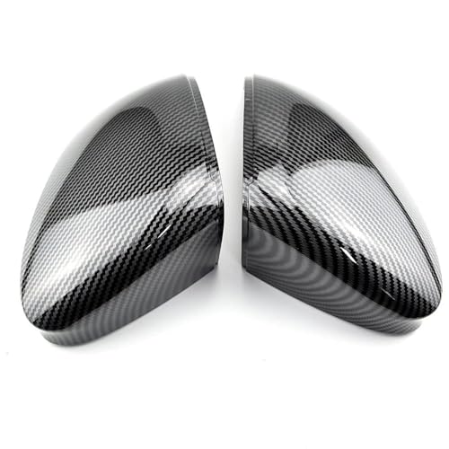 Coques de rétroviseurs Golf 8 VIII MK8 noir brillant finition miroir haute densité ABS