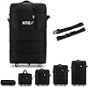 M-X-M-Travel-Moving-Trolley-Luggage-Foldable-Bag-with-Wheels-XX-Large-30kg120L-aE-Waterproof-Zipper-Extendable-Duffel-Organizer-Bag-Black-A M X M Travel Moving Trolley Luggage Foldable Bag with Wheels XX-Large 30kg/120L – Waterproof Zipper Extendable Duffel Organizer Bag (Black-A)