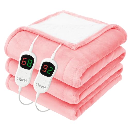 Image of Homemate Heated Electric Blanket Queen Size 84 inchx 90 inch Heating Blanket