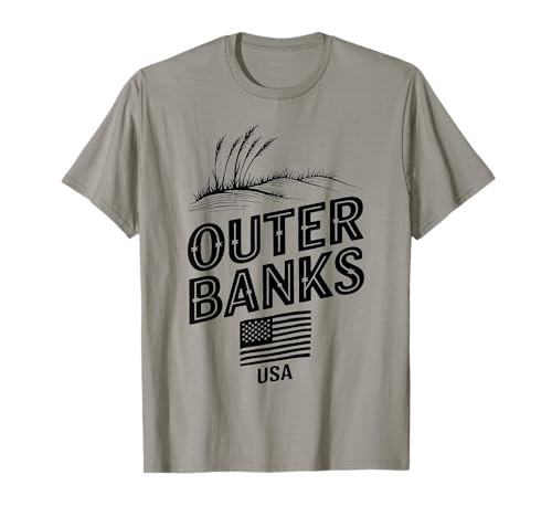 Outer Banks USA Coastal Crabe Design T-Shirt