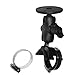 RAM MOUNTS (RAM-B-108U-A Mount V-Base Strap Clamp with 1" Ball Short Arm and Round Adaptor Mount (U)