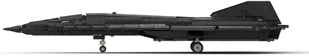 1/35 SR-72 Hypersonic Military Drone Building Kit, Military Series Building Blocks Set MOC-156330 Creative Aircraft for Teen Adults (1540PCS), X38326714QU