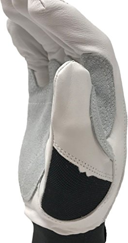 Ironcat 86550 Heavy-Duty Goatskin Palm Gloves – [1 Pair] Xx-Large, Reinforced Palm And Thumb, Spandex Back, Hook And Loop Elastic Wrist #TOP2