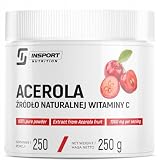 Acerola Pulver 250 G – Vitamin C Acerola Quelle Aus Acerolakirsche, Neutral Lösliches Pulver Für Flexible Einnahme Und Individuelle Tagesroutine - Insport nutrition