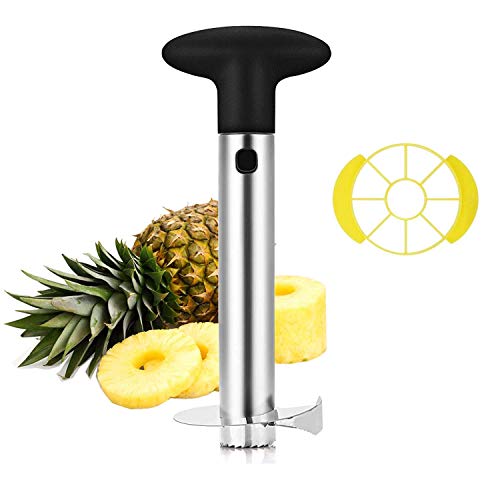 1 pelapatate per frutta e ananas, togli torsolo, in acciaio inox 304, facile da usare e da pulire.