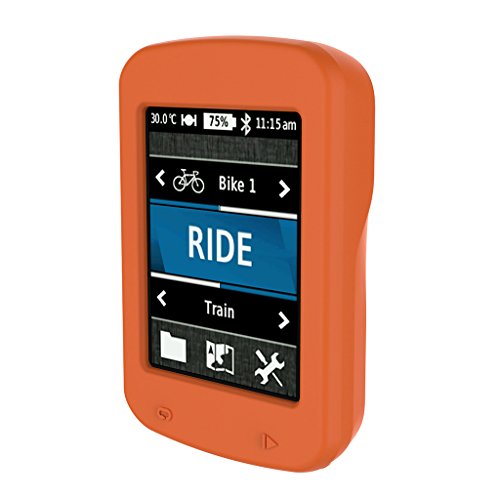 William-Lee - Carcasa de Silicona para Garmin Edge 820 GPS, Resistente a los Golpes, antiarañazos, Silicona, Naranja, 7.5×5×2cm/2.95×1.97×0.79in (Approx.)