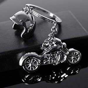 Lanjue 3D Metal Motor Bike Super Bike Scooter Keyring Gift