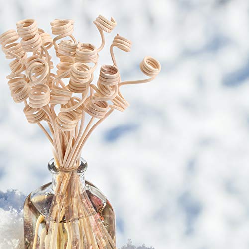 Lurrose 20 stks Diffuser Sticks Geur Diffuser Staven Aroma Olie Diffuser Accessoires Natuurlijke Rotan Hout Vervanging… - Image 8
