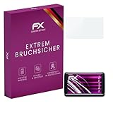 Besser als Glas: im Gegensatz zu Echtglas oder Tempered Glass ist die FX-Hybrid-Glass Panzerfolie bruchsicher und splitterfrei - passgenau und kompatibel mit Navigon 70 Plus