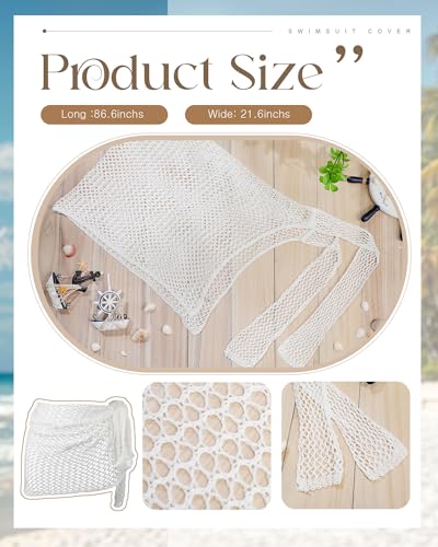 Geyoga Women Crochet Cover up Skirt Triangular Shawl Mermaid Skirt Hollow Out Bikini Bathing Suit Swimwear Beach Skirt2