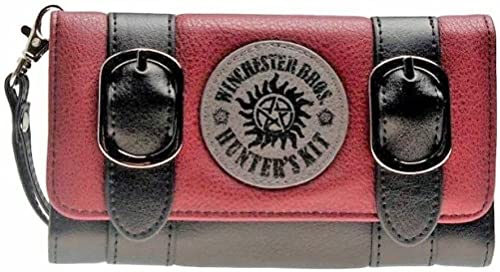 TCB Creations Supernatural Winchester Bros Burgundy Womens Hand Purse Clutch Wallet