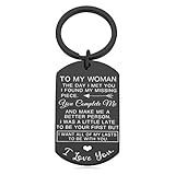 Schlüsselanhänger für Paare, Aufschrift 'To My Man/Women', Geschenk für Freund...