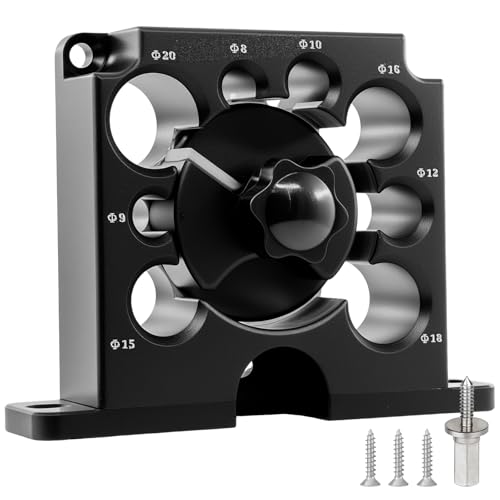 Dowel Maker Jig Kit with Carbide Blade Tool-Free Adj (Metric 8 Holes)