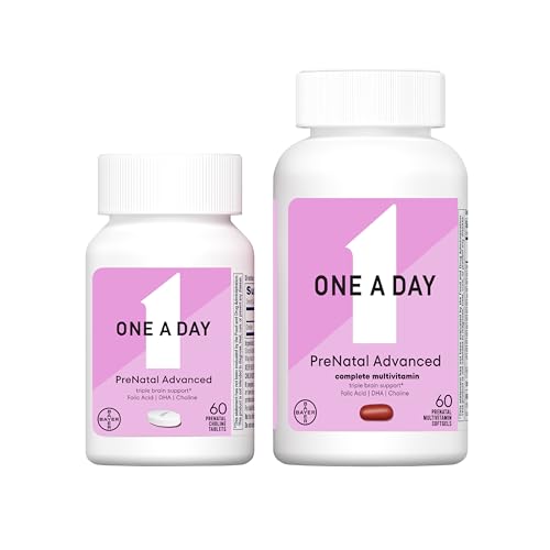 One A Day Women’S Prenatal Advanced Complete Multivitamin With Brain Support* With Choline, Folic Acid, Omega-3 Dha & Iron For Pre thumb #7