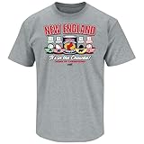 It's in The Chowda T-Shirt for New England Football Fans (SM-5XL) (Gray Short Sleeve, X-Large)