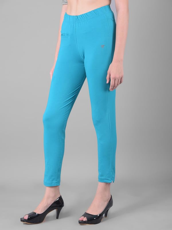 Image of Comfort Lady Women Cotton Blend Regular Fit for Casual,Formal and Daily Use Kurti Pants with Front Pocket