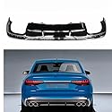 Heckstoßstangen-Diffusorlippe für Audi A4 Sport RS4 2020–2022 Heckstoßstangen-Diffusorlippe für Audi A4 Sport RS4 2020–2022