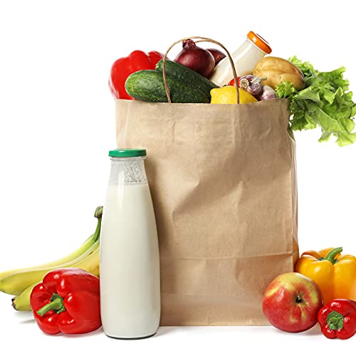 Tomnk 90Pcs Brown Paper Bags With Handles Assorted Sizes Gift Bags Bulk,Goodie Bags, Kraft Paper Bags For Business, Shopping Bags, Retail Bags, Party Bags, Merchandise Bags, Favor Bags #TOP6