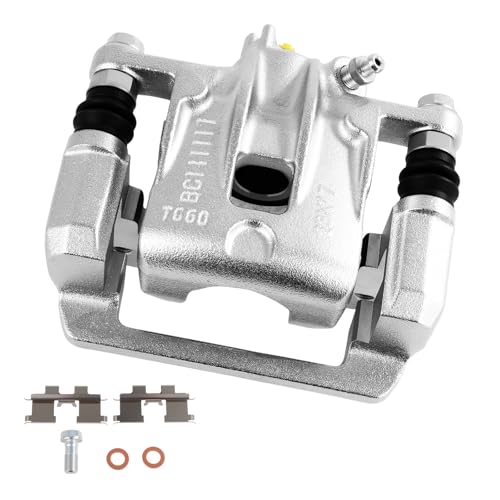 Image of cciyu Rear Right Disc Brake Caliper Assembly with Bracket For Hyundai For Elantra L4 2.0L 2007-2010 Replace# 19-B3456 Rear Passenger Side