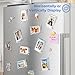 AITEE Acrylic Fridge Magnetic Frame,Double Sided Refrigerator Magnet Picture Frame, Fridge Photo Frame Clear Display Frameless Home Decor for Fujifilm Instax Mini, 2.36 x 3.54 Inch,Pack of 10