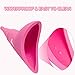 Female Urination Device,Female Urinal Funnel Foolproof Allows Women to Pee Standing Up,Reusable Women Pee Funnel Portable Urinal Design for Ladies Outdoor Activities