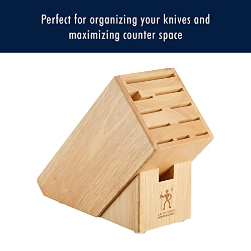 Henckels Hardwood Knife Block, Knife Storage, 11-Slot #TOP5