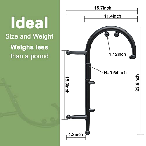 Bvn Trigger Point Massager For Neck Back Detachable Manual Shoulder Massager For Pain Relief Deep Tissue, Pressure Point Massage Tool, Muscle Hook, Muscle Knot Remover, Massage Cane, Self Massager #TOP1