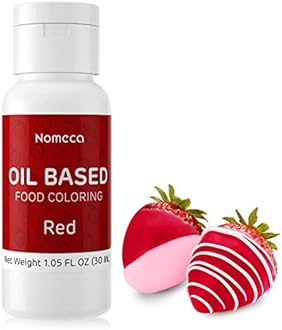 Upgraded Oil Based Food Coloring for Chocolate - 30 Milliliters Oil Red Food ...