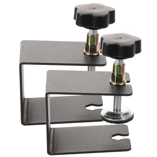 SEWACC 2pcs Heavy Duty Stainless Steel Drawer Fixers Clamp for Woodworking c Clamps for Installation