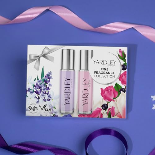 Yardley London Classics Mini Fragrance Collection Set | Perfume Set with English Lavender and Rose Fragrance, Floral Elegant Scents, Travel Friendly, Vegan, 94% Natural - Image 4