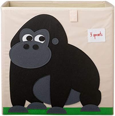 3 Sprouts Cube Storage Box - Organizer Container for Kids & Toddlers, Dog