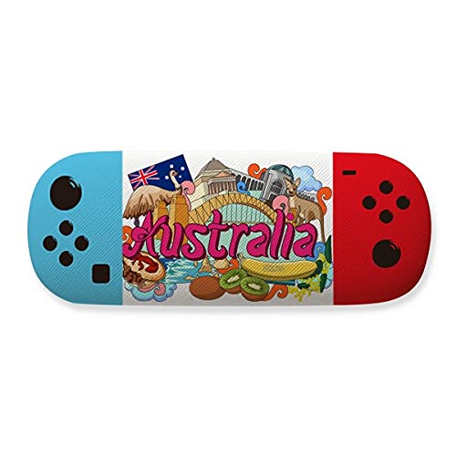 Boîtier de rangement lunettes Australie sur un bureau de gamer moderne