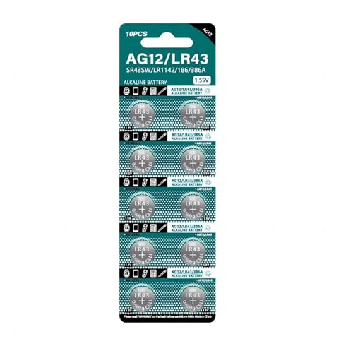 Nyles 10/20/30/40pbN AG12/LR43 {^dr SR43SW LR1142 186 386A RCdr rvRߋp(10)
