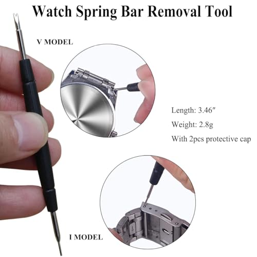 TICFROG Watch Battery Replacement Tool Kit, 3 Point Large Wrench for Wristwatch Case Back Open, Back Removal Tool with 18 Bits, Spring Bar Tool, Tweezers, Anti-Scratch Films, EN Instruction Manual by TICFROG - Used condition - Image 4