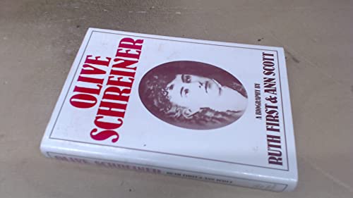 Olive Schreiner 0233971521 Book Cover