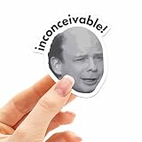 Inconceivable Funny Movie Quote Sticker for Hydroflask Water Bottle - 80s Romcom Laptop Decal - Pop Culture Gift for Classic Film Fans