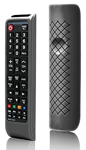 Remote case for Samsung Controller, Silicone Cover for BN59-01199F Smart TV Control Skin Sleeve Black
