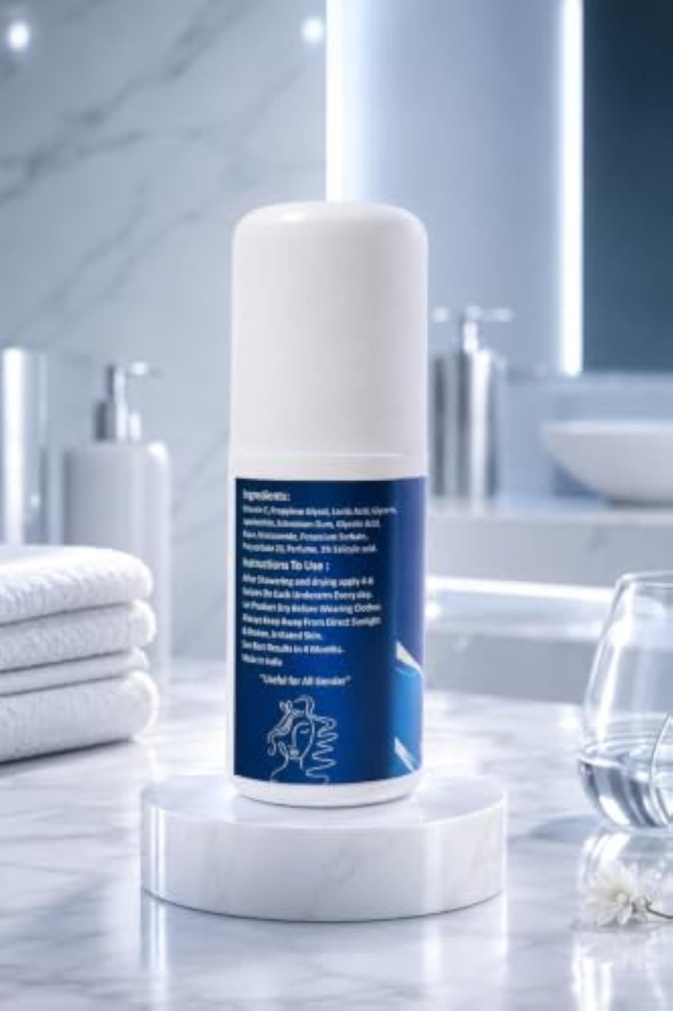 Men's Fresh Active Deep Impact Antiperspirant Roll-On Deodorant