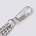 Handmade in The UK Silver Colour Single Albert Pocket Watch Chain with Pendant