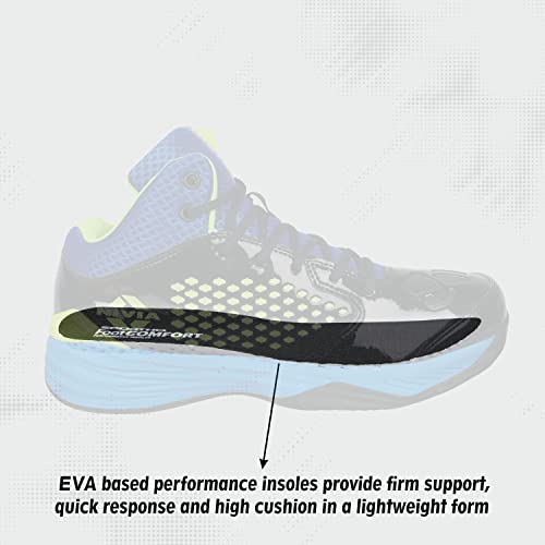 Nivia Warrior Basketball, Shoes for Men with Soft Cushion EVA Inner Insole Better fit, and Smooth, Comfortable Shoes