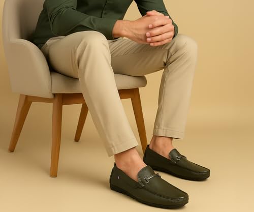 Image of Kraasa Men Premium Causal Loafers | Driving Loafers | Lighweight Slip-On's | Soft Cushioned Insole | Super Flexible, Comfortable for Men