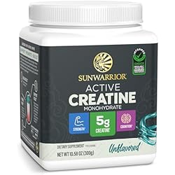 Creatine Monohydrate Powder Micronized PreWorkout Recovery Supplement | Support Muscle Building Strength Training Cognition | Vegan & Keto Friendly Easily Mixes (60 Serving) Unflavored Active Creatine