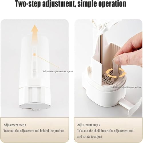 Image of Bar Soap Dispenser and Soap Grinder for Bar Soap Shaver Dispenser Adjustable Wall-Mounted Soap Grinding Box No Drilling for Bathroom Kitchen Hotel.