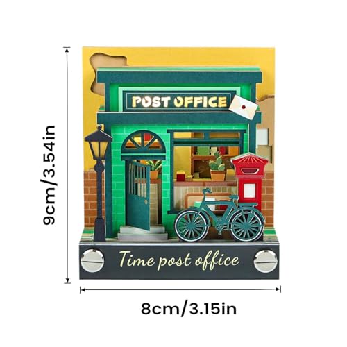 Horloge papier bloc-notes mémo 3D et calendrier décoratif effeuillable - 6