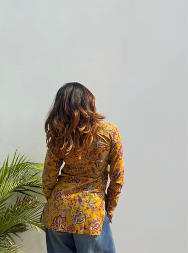 Image of ANNI Designer Cotton Short Kurti for Women | Stylish Kurti | Short Kurti Top | Casual Kurta for Women | Comfortable Cotton Kurtis for Womens