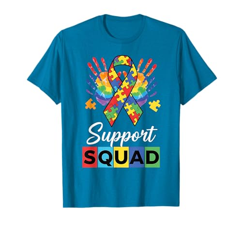 Autism Awareness Month Autism Support Squad Kids Boy T-Shirt