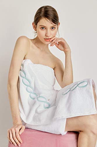 Superior 1000 Gram Egyptian Cotton Oversize 63 X 31 Bath Towel, 1 Piece, Mint Chain #TOP3