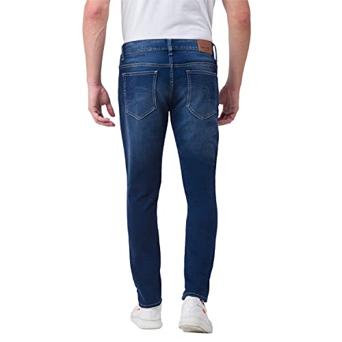 Image of Spykar Men's Kano Slim Fit Mid-Rise Jeans (Ankle Length)