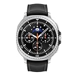 Samsung Galaxy Watch8 Classic (46mm LTE, Black) with 3nm Processor | Dual GPS | Sapphire Glass & Stainless Steel | 5ATM & IP68 | BP, ECG, IHRN & Vascular Load Monitoring | Anti-oxidant Index
